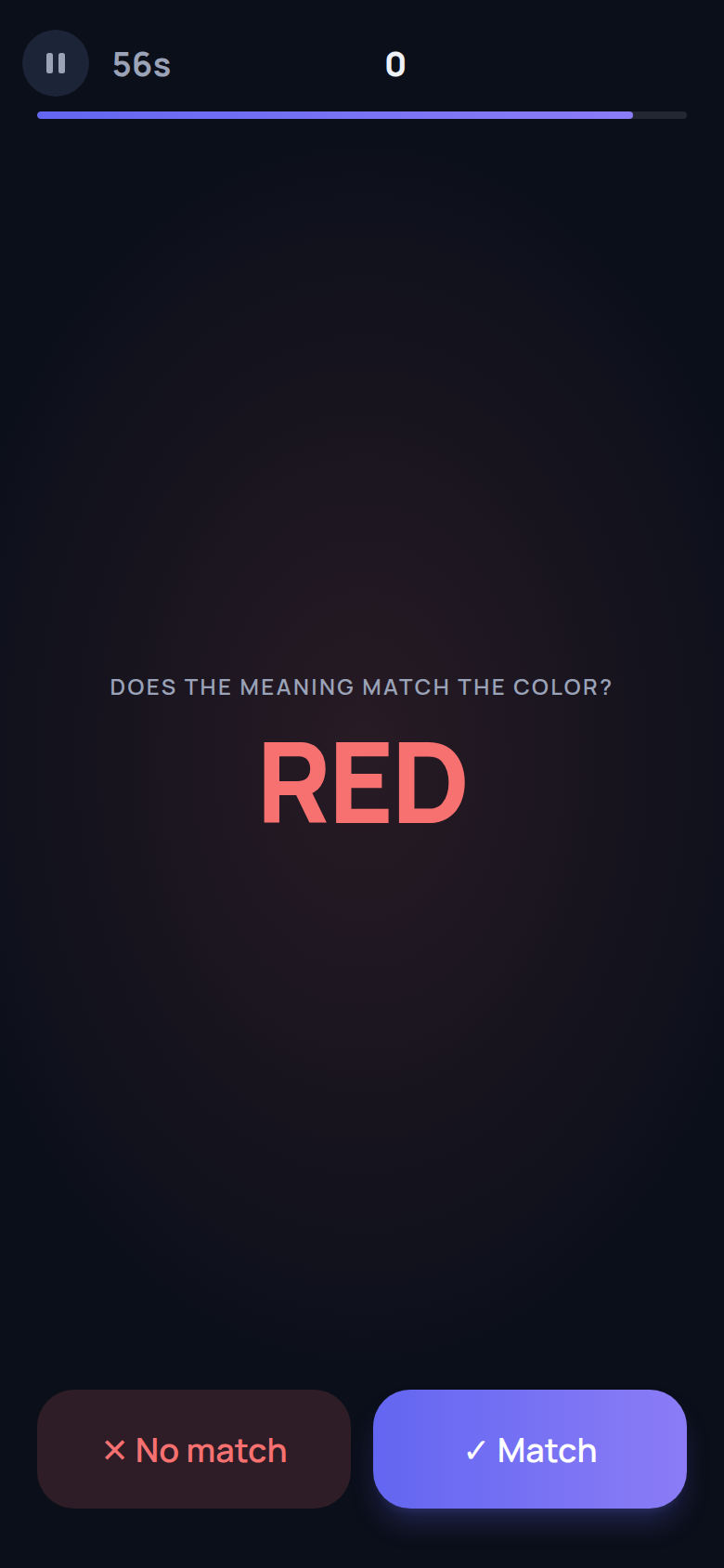A later moment of a Color Rush round