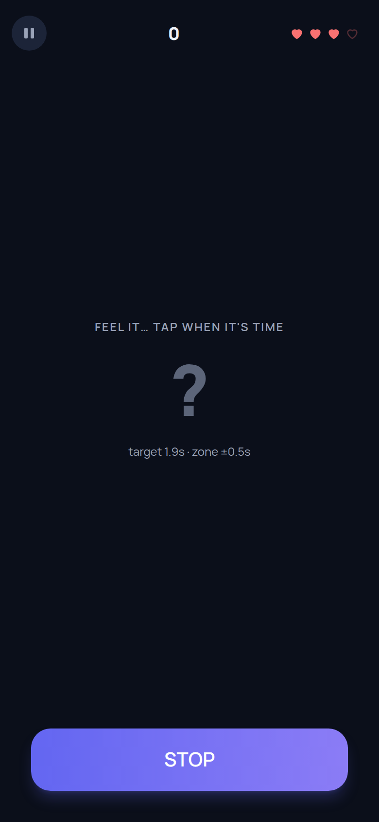 A later moment of a Inner Clock round